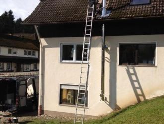 Schornsteinmontage in Lossburg