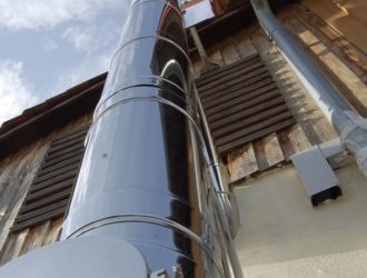 Schornsteinmontage in Horgenzell