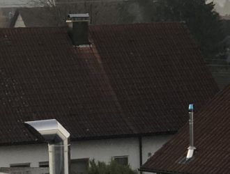 Abluftanlage, doppelwandiger Schornstein, Schornsteinverkleidung