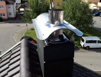 Schornstein mit Napoleonhaube in Böblingen