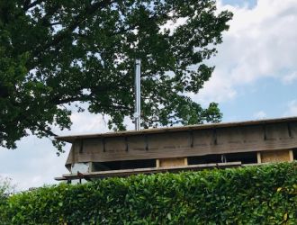 Aufgesetzter Schornstein in Konstanz