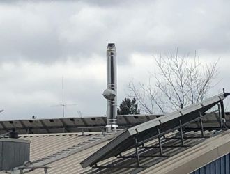 Leichtbauschornstein im Bodenseekreis