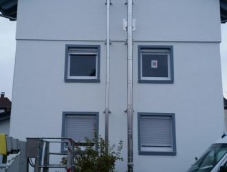Edelstahlschornsteinmontage in Pforzheim
