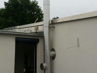 Edelstahlschornstein in Ludwigsburg